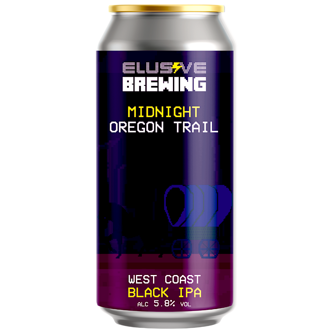 Elusive Midnight Oregon Trail West Coast Black IPA 440ml (5.8%) – indiebeer