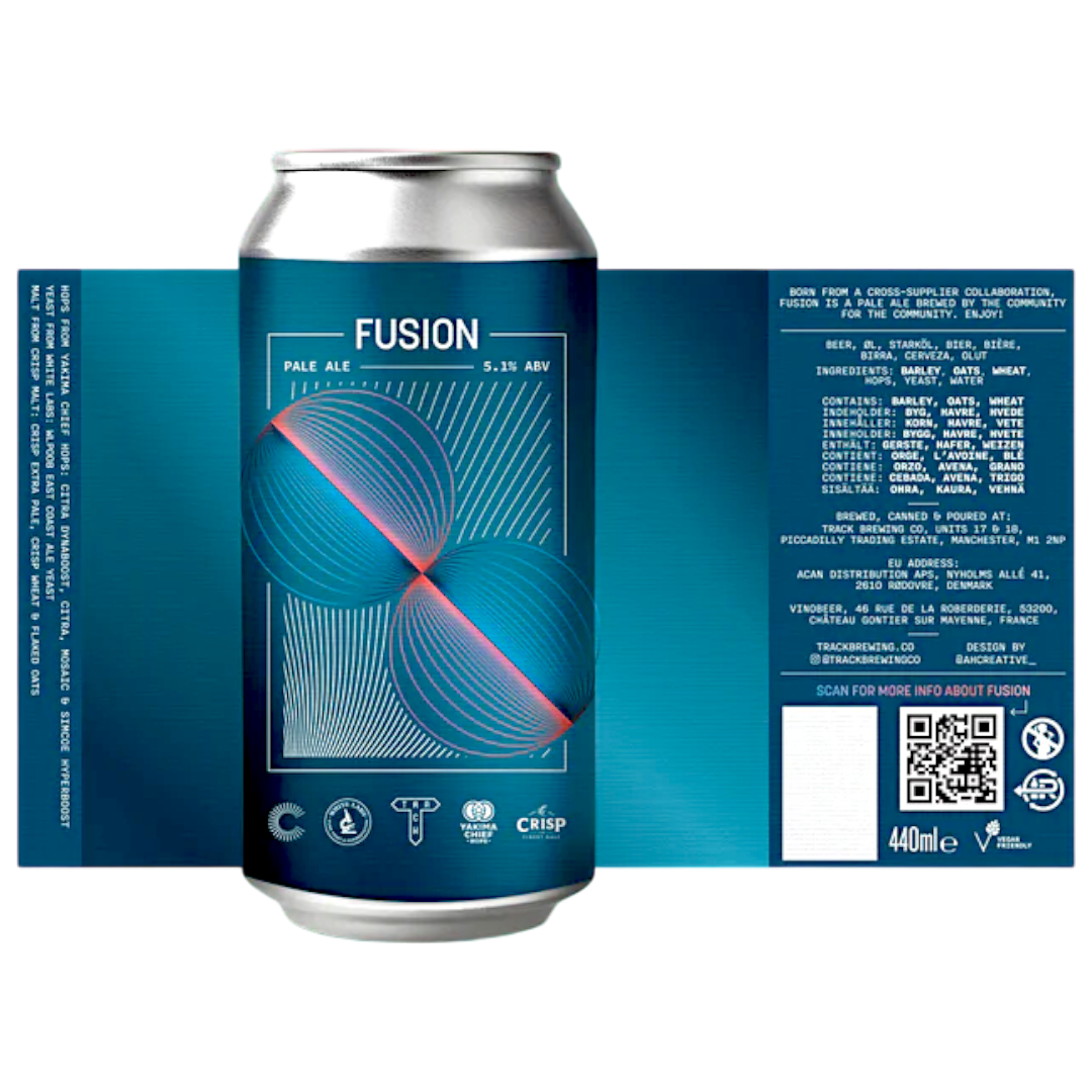 Track Fusion 2026 Pale Ale 440ml (5.1%) – indiebeer