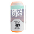 Below Brew Co Forgot To take My Pils Alcohol Free Pilsner 440ml (0.5%)