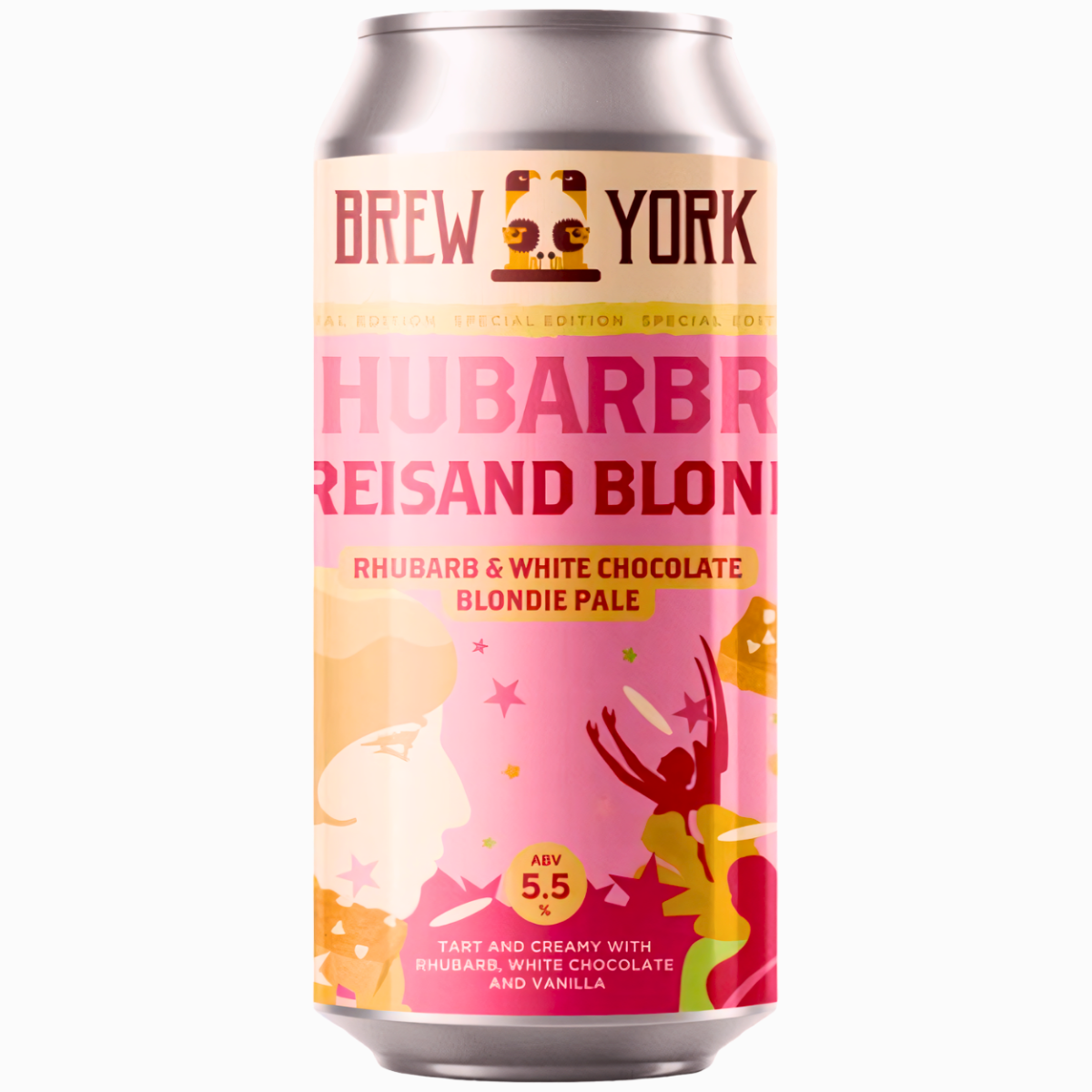 Brew York Rhubarbra Streisand Blondie Rhubarb & White Chocolate Blondi 