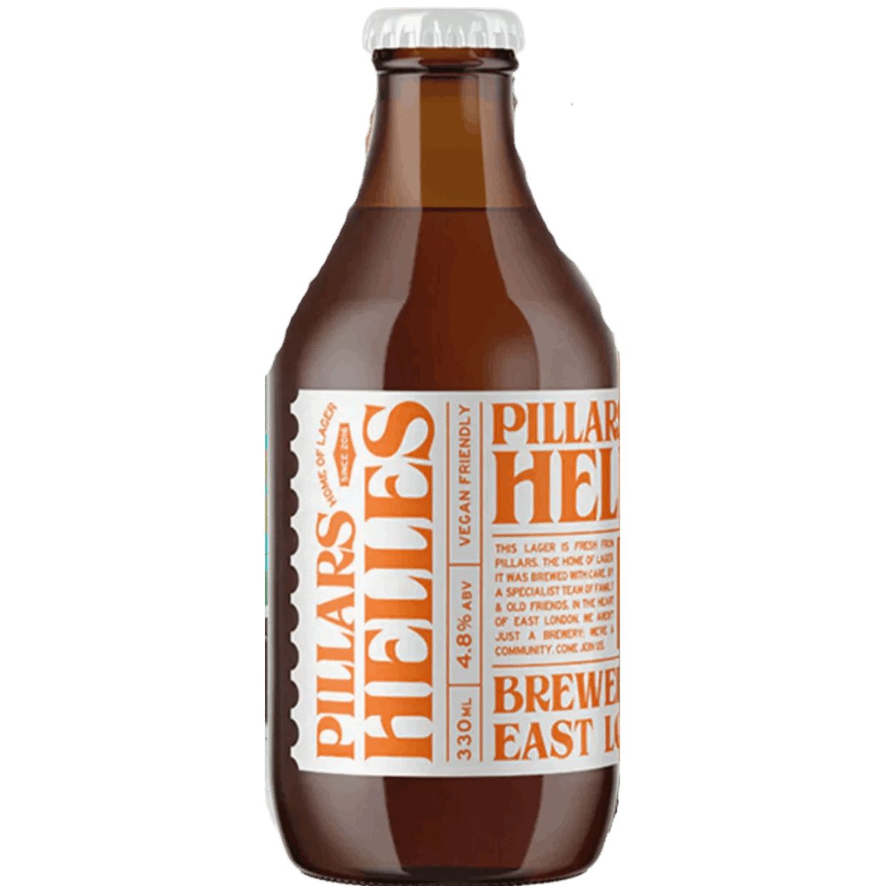 Shell Lager Pillars Helles Lager 330ml (4.8%) – indiebeer