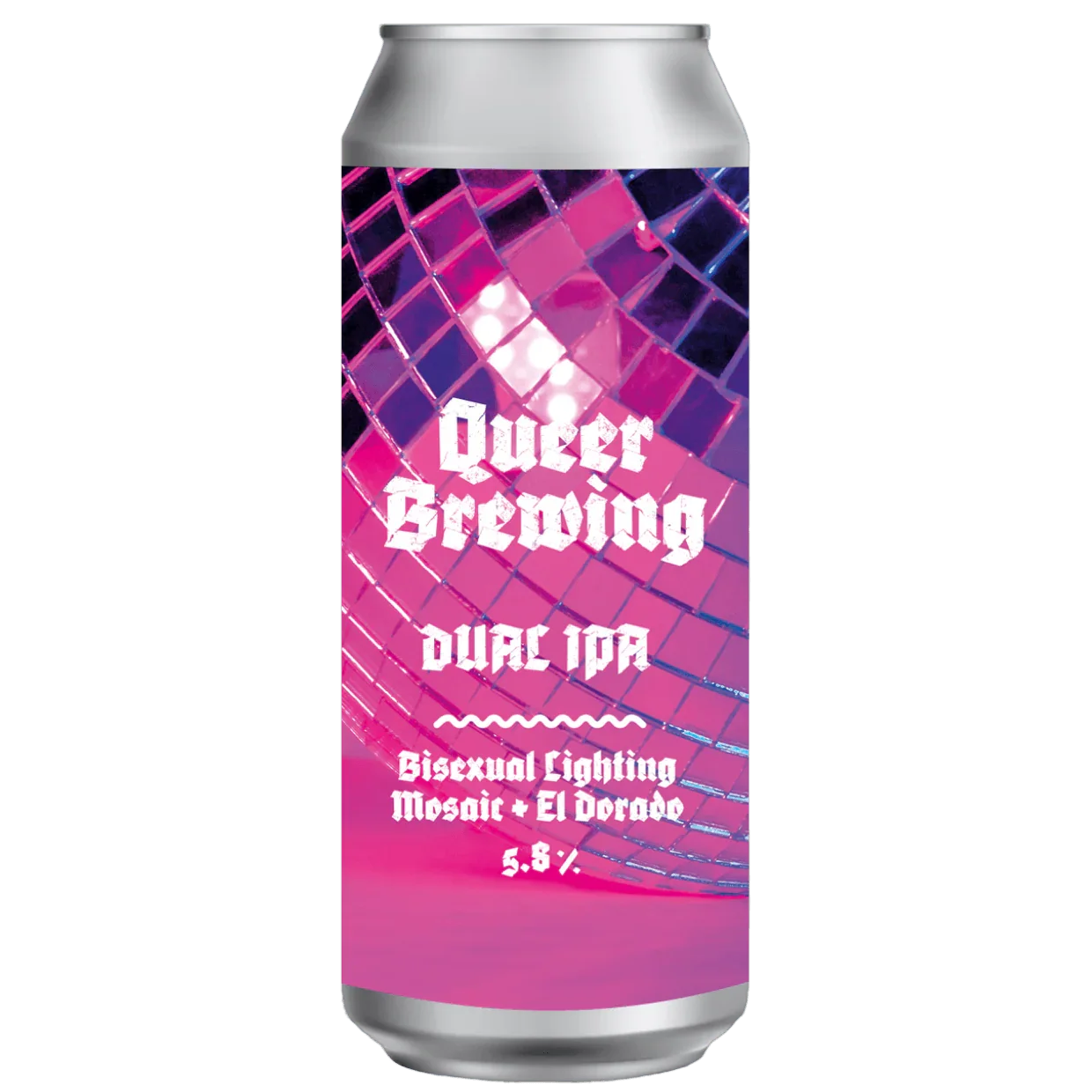 Queer Dual IPA Bisexual Lighting Mosaic & El Dorado IPA 440ml (5.8% ...