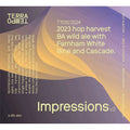 Terra Tempo Impressions v2 2023 hop harvest BA wild ale with Farnham white bine and cascade 750ml (6.8%)