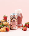 Vault City Double Chocolate Strawberry Cream Profiteroles Sour 440ml (5%)
