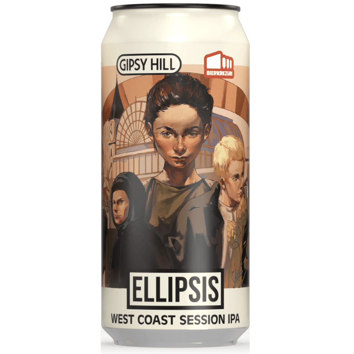 Gipsy Hill x Bierwerk Zueri Collab Ellipsis West Coast Session IPA 440 ...