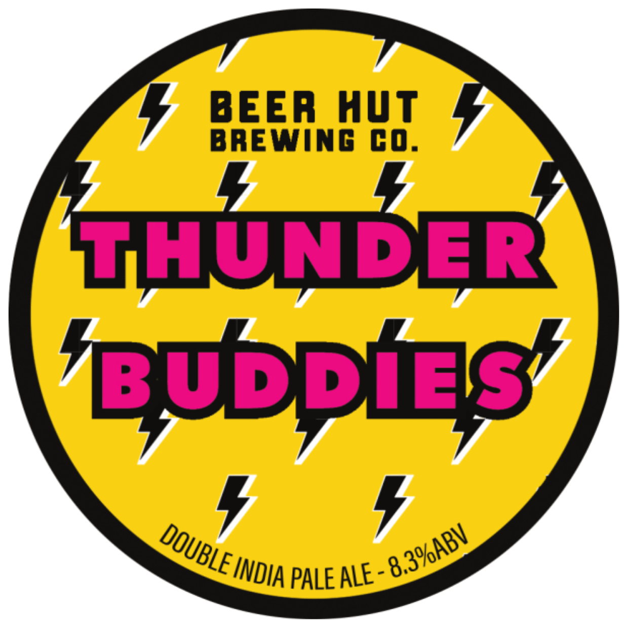 Beer Hut Thunder Buddies DIPA 440ml (8.3) indiebeer